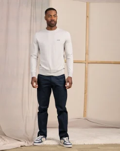 Homme Mise Au Green Pull Aaron gris clair