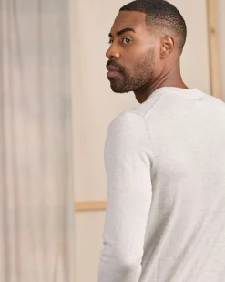 Homme Mise Au Green Pull Aaron gris clair