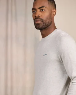 Homme Mise Au Green Pull Aaron gris clair