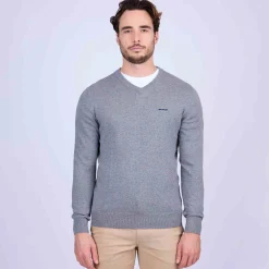 Homme Mise Au Green Pull Alvin gris chiné