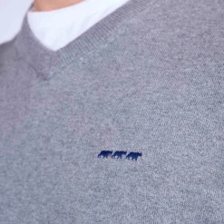 Homme Mise Au Green Pull Alvin gris chiné