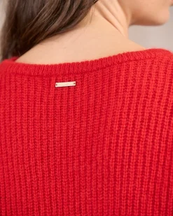 Femme Mise Au Green Pull aux détails ajourés