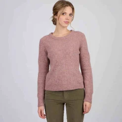 Femme Mise Au Green Pull aux détails ajourés