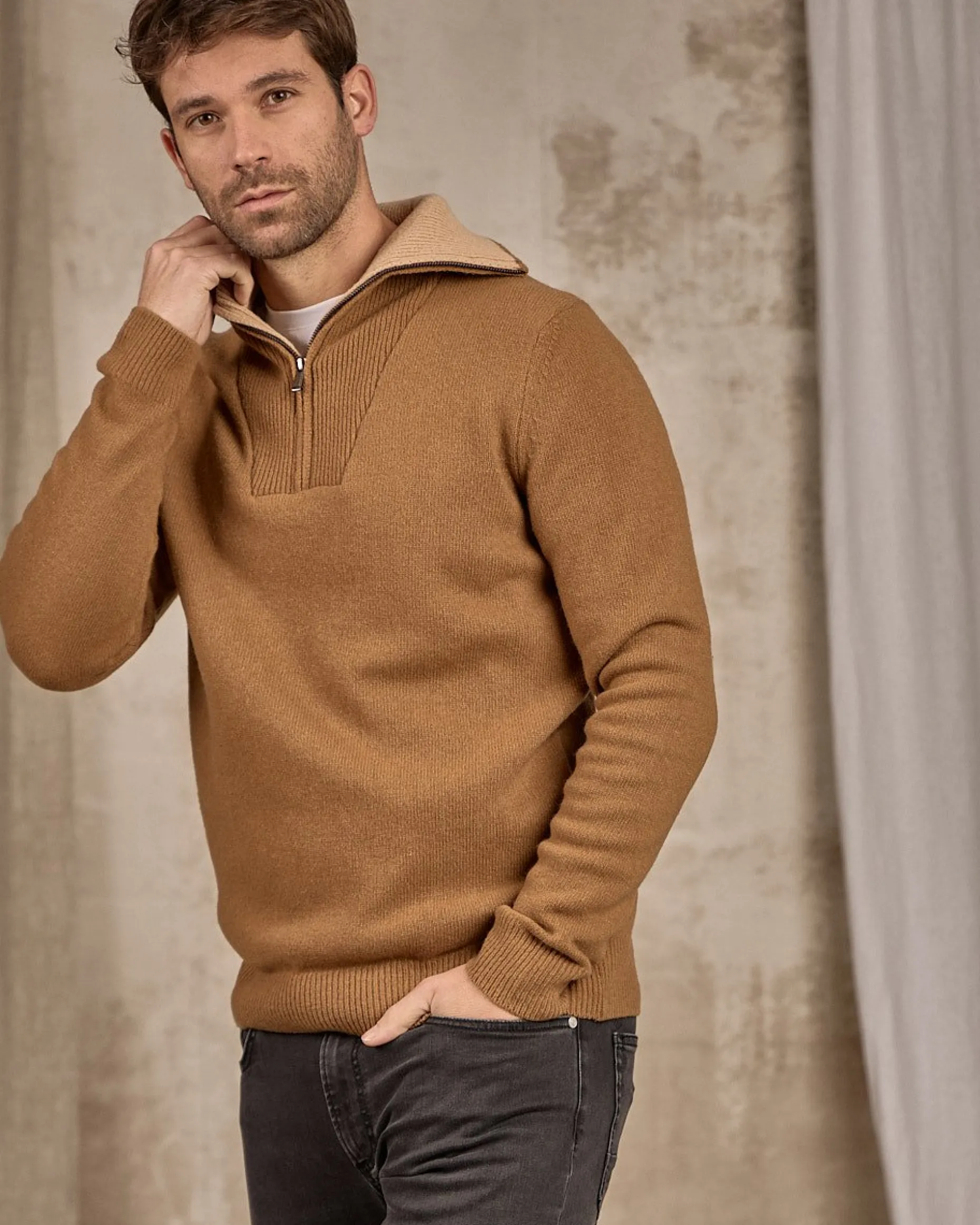 Homme Mise Au Green Pull Carter