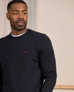 Homme Mise Au Green Pull Cassis bleu marine