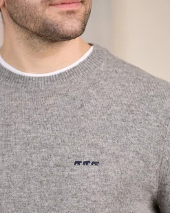 Homme Mise Au Green Pull Cassis