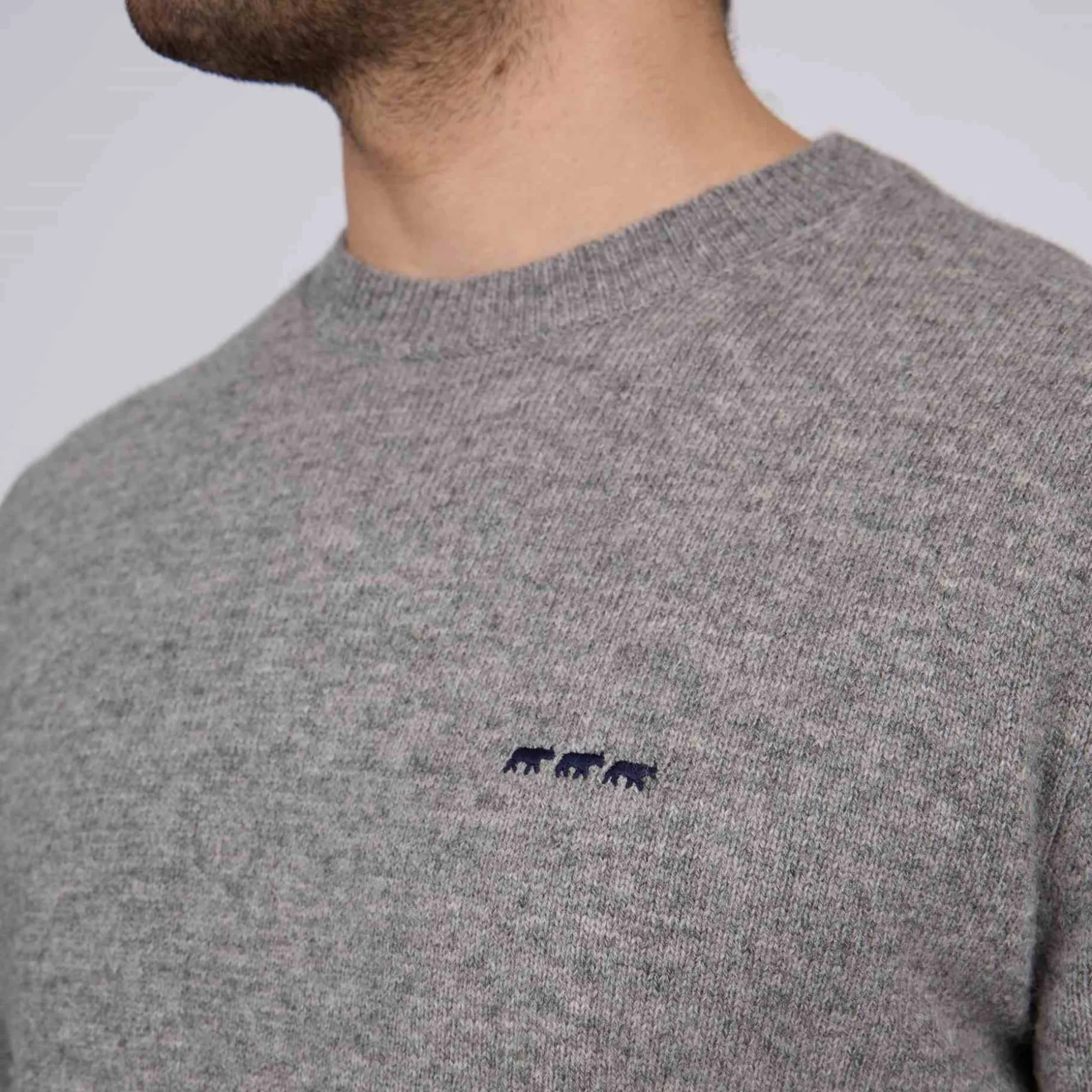 Homme Mise Au Green Pull Cassis