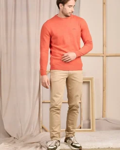 Homme Mise Au Green Pull Cassis