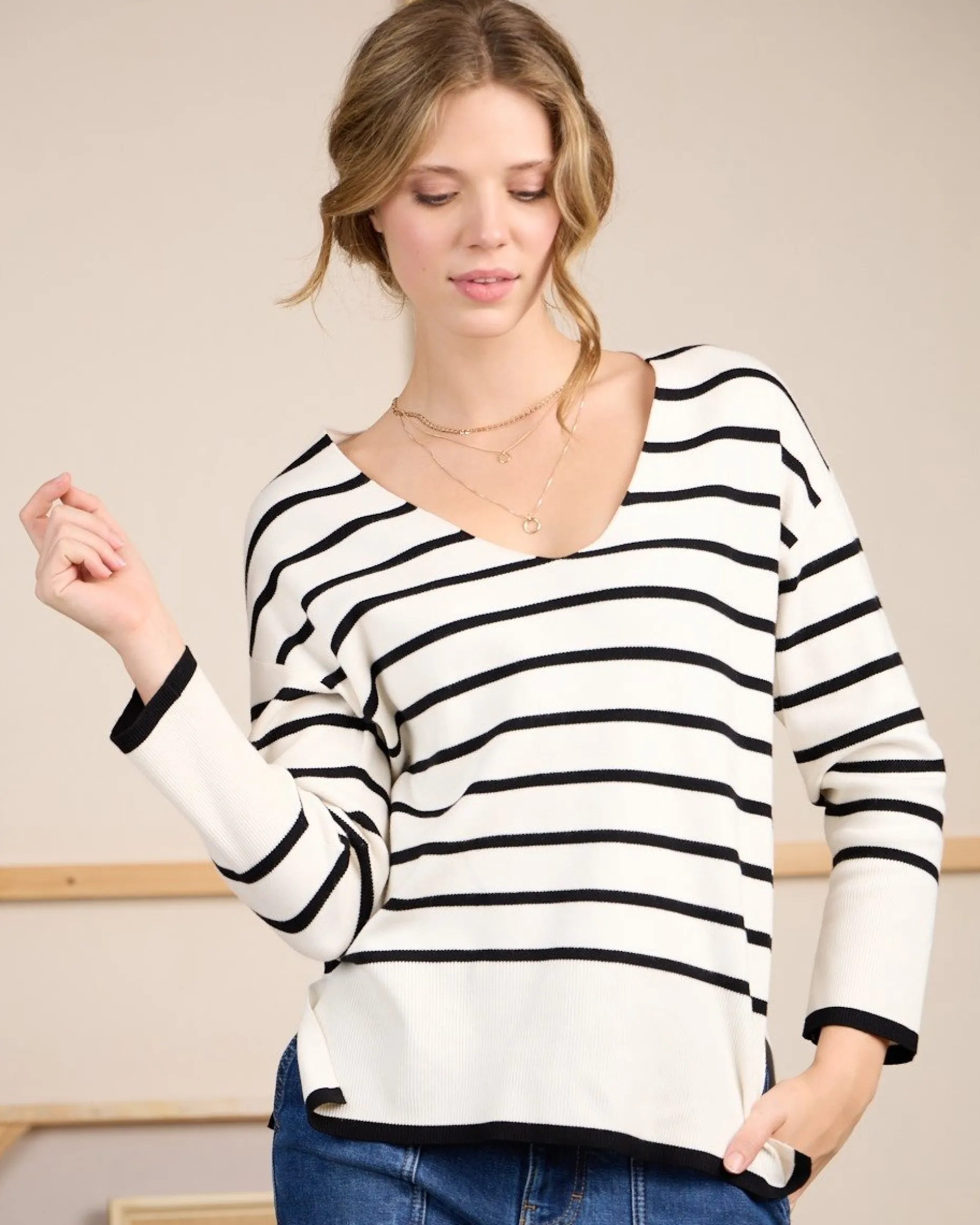 Femme Mise Au Green Pull Cécila