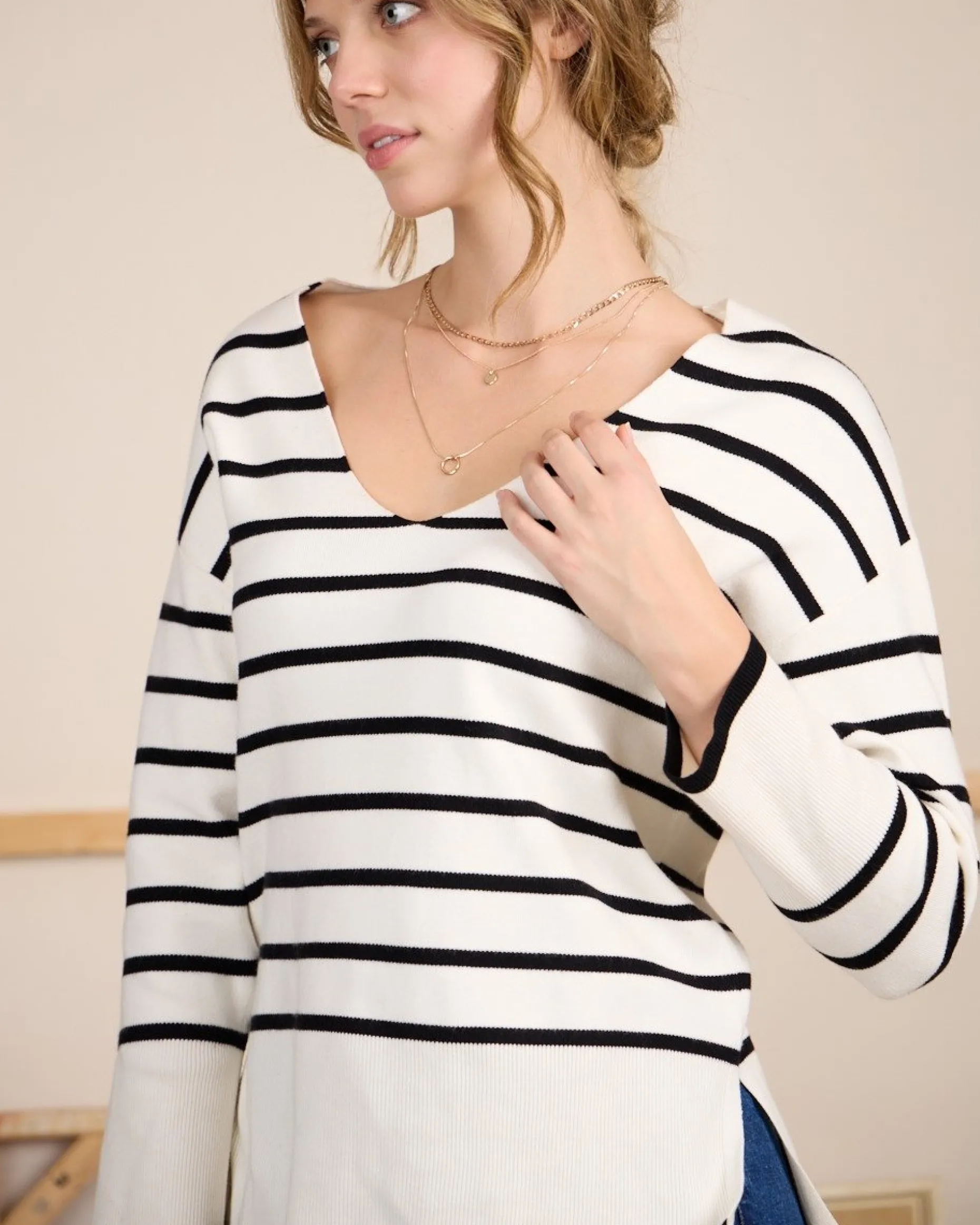 Femme Mise Au Green Pull Cécila