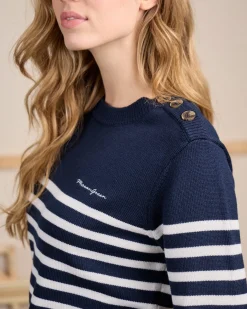 Femme Mise Au Green Pull Curtis bleu marine