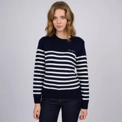 Femme Mise Au Green Pull Curtis bleu marine