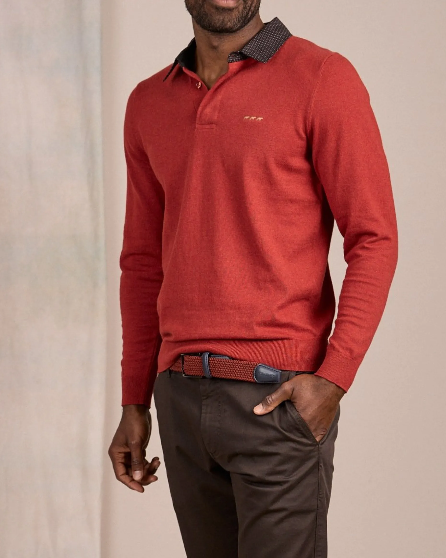 Homme Mise Au Green Pull Curtis