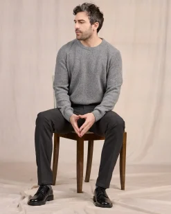 Homme Mise Au Green Pull point grain de riz