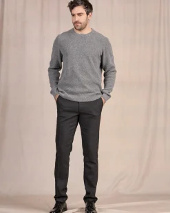 Homme Mise Au Green Pull point grain de riz