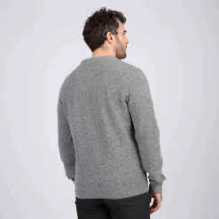 Homme Mise Au Green Pull point grain de riz