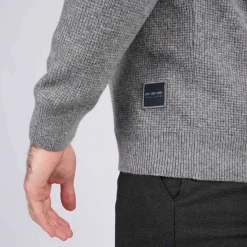 Homme Mise Au Green Pull point grain de riz