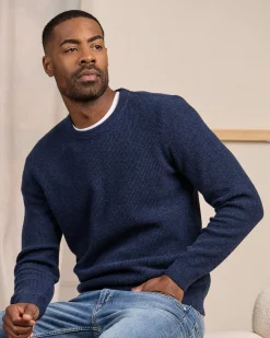 Homme Mise Au Green Pull point grain de riz