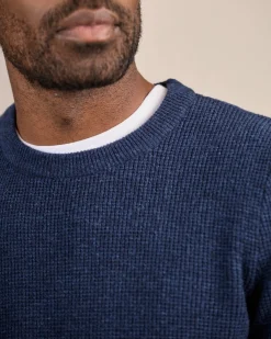 Homme Mise Au Green Pull point grain de riz