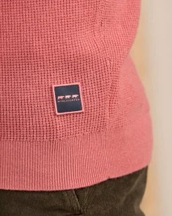 Homme Mise Au Green Pull point grain de riz