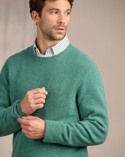 Homme Mise Au Green Pull point grain de riz