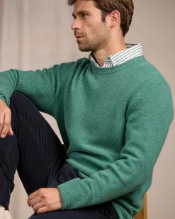 Homme Mise Au Green Pull point grain de riz