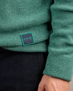 Homme Mise Au Green Pull point grain de riz