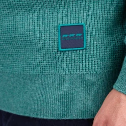 Homme Mise Au Green Pull point grain de riz