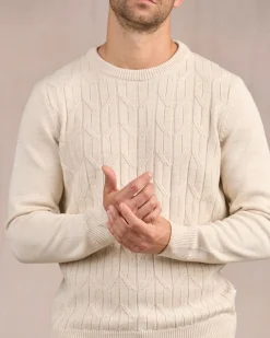 Homme Mise Au Green Pull torsadé