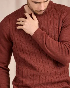 Homme Mise Au Green Pull torsadé