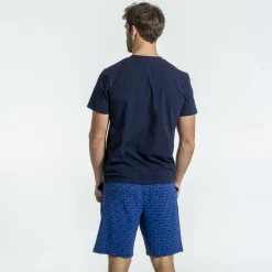 Homme Mise Au Green Pyjama Adam bleu marine