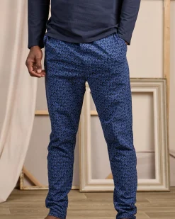 Homme Mise Au Green Pyjama Calvin bleu marine