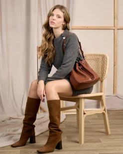 Femme Mise Au Green Robe Célima gris moyen