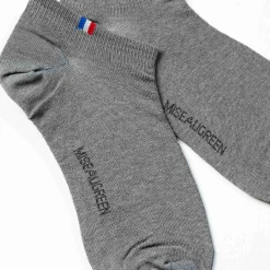 Homme Mise Au Green Socquettes unies gris clair