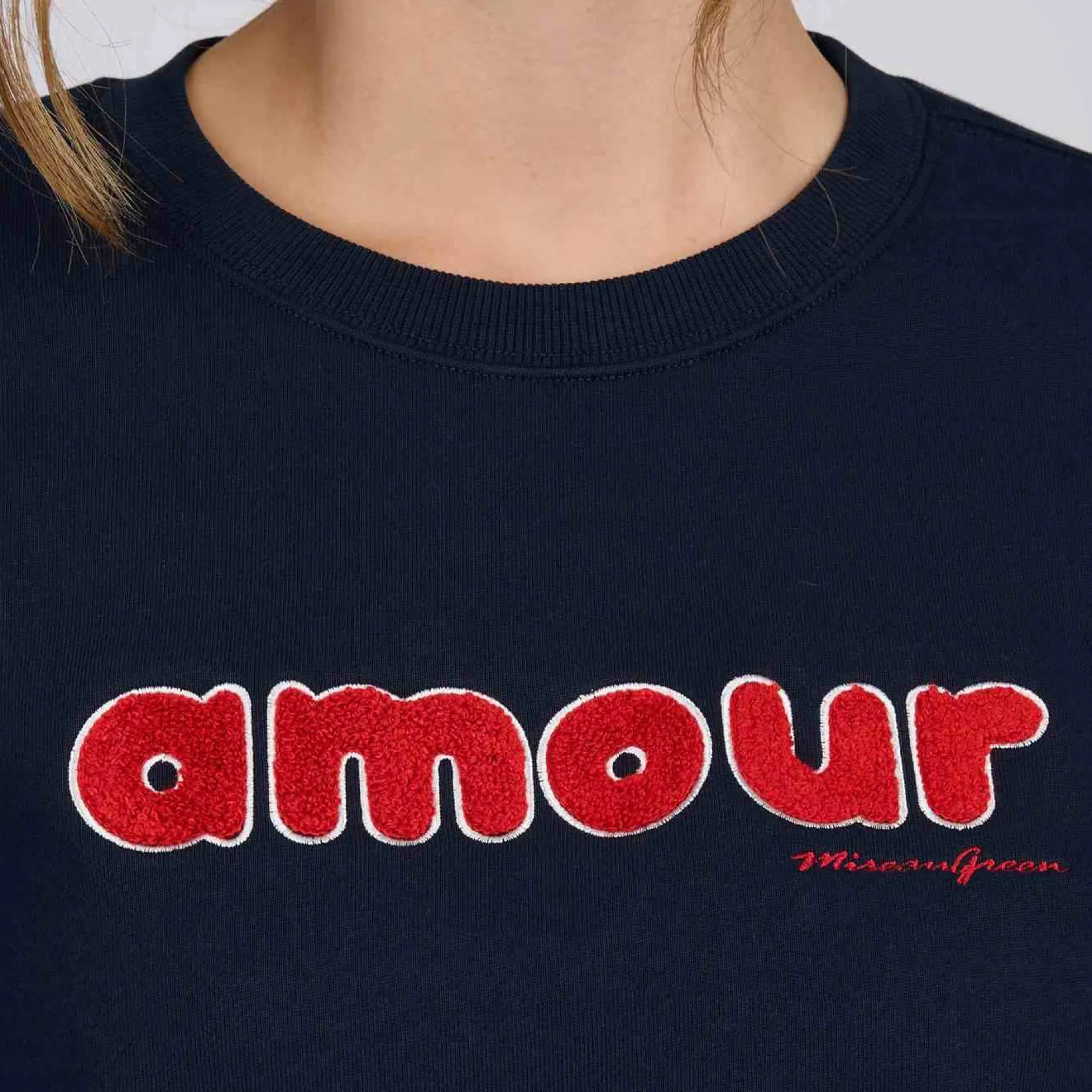 Femme Mise Au Green Sweat Carole bleu marine