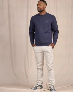 Homme Mise Au Green Sweat uni bleu marine