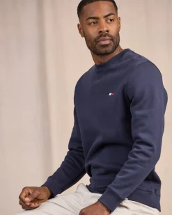 Homme Mise Au Green Sweat uni bleu marine