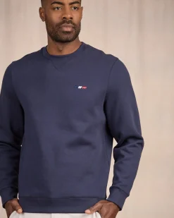 Homme Mise Au Green Sweat uni bleu marine