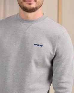 Homme Mise Au Green Sweat uni gris chiné