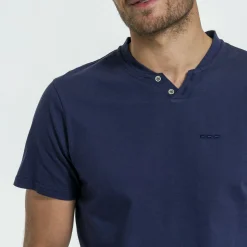 Homme Mise Au Green T-shirt Baptiste bleu marine