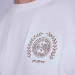 Homme Mise Au Green T-shirt Calvin ecru chiné