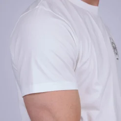 Homme Mise Au Green T-shirt Calvin ecru chiné