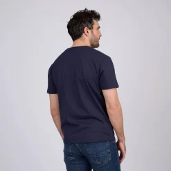 Homme Mise Au Green T-shirt Cédric bleu marine