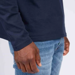 Homme Mise Au Green T-shirt col rond bleu marine