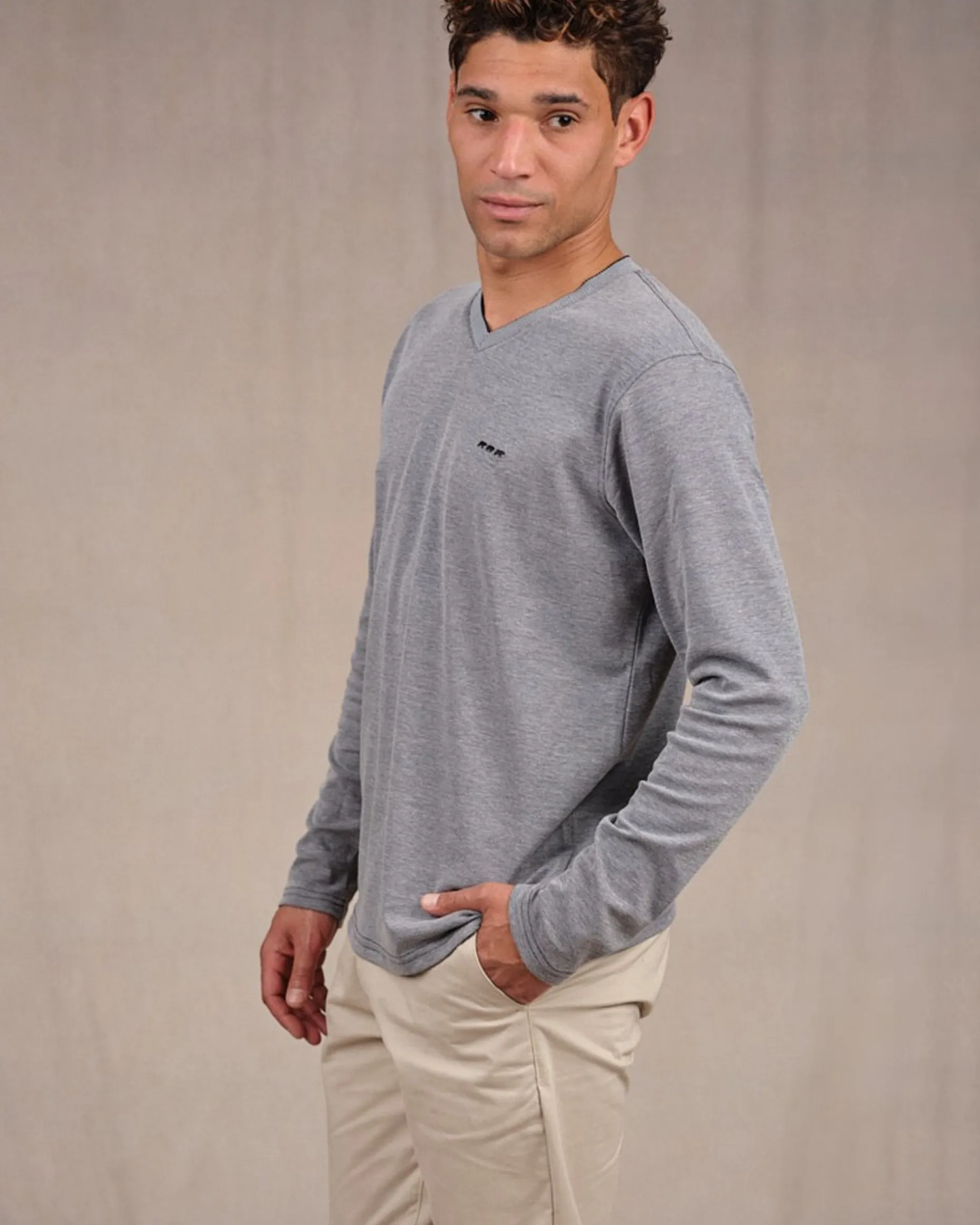 Homme Mise Au Green T-shirt col V