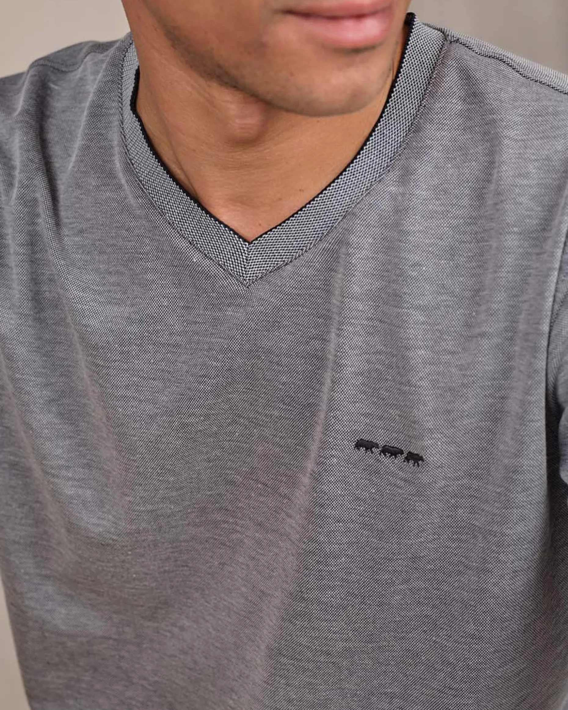 Homme Mise Au Green T-shirt col V