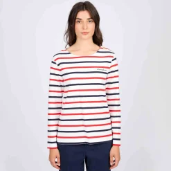 Femme Mise Au Green T-shirt Cyrielle blanc cassé