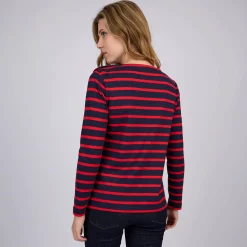 Femme Mise Au Green T-shirt Cyrielle bleu marine