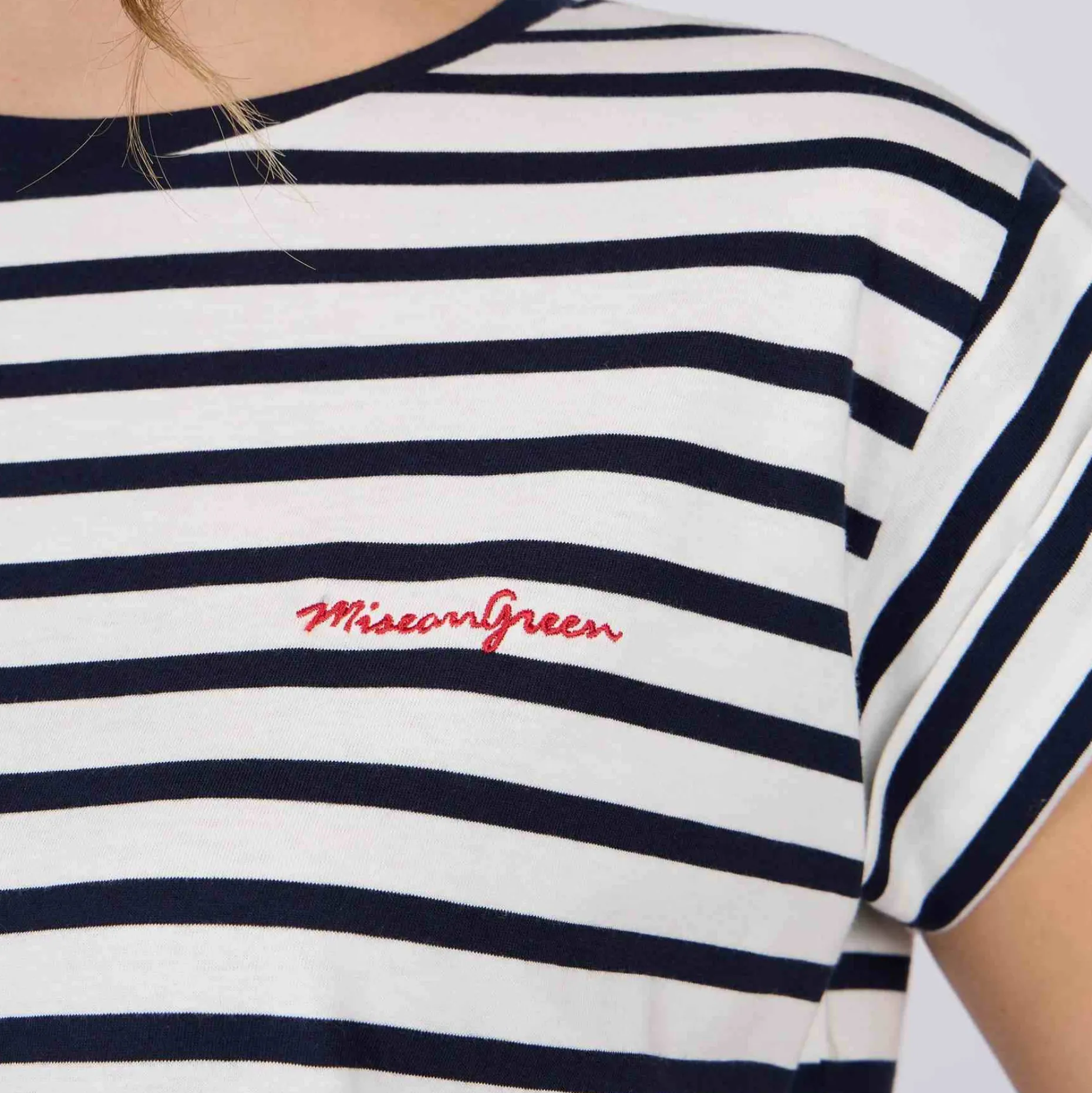 Femme Mise Au Green T-shirt marinière