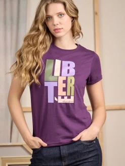 Femme Mise Au Green T-shirt message